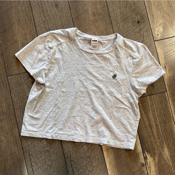 PINK Victoria’s Secret Crop Baby Tee - Picture 1 of 6